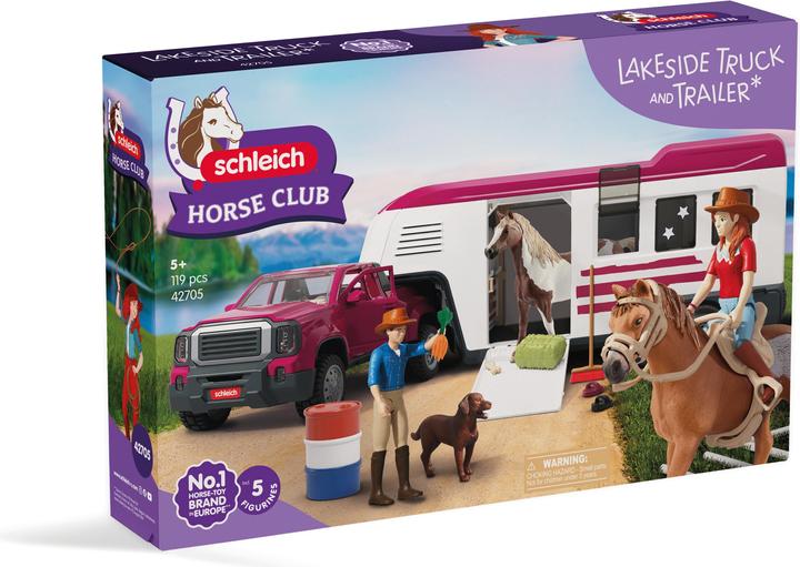 Actual product image Schleich Lakeside truck with trailer