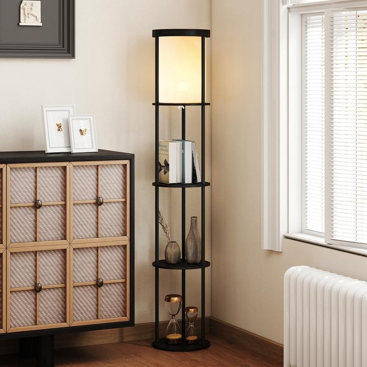 Actual product image Homcom Stehleuchte MDF (800 lm, E27)