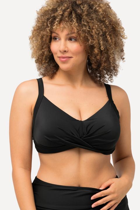 Produktbild Ulla Popken Bikini-Top, Drapierung, Softcups, Träger verstellbar (58)