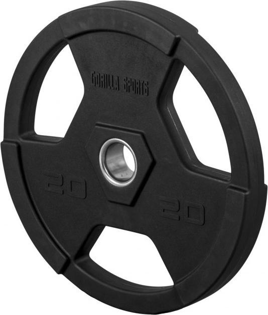 Gorilla Sports Piastre di peso (1 x 20 kg)