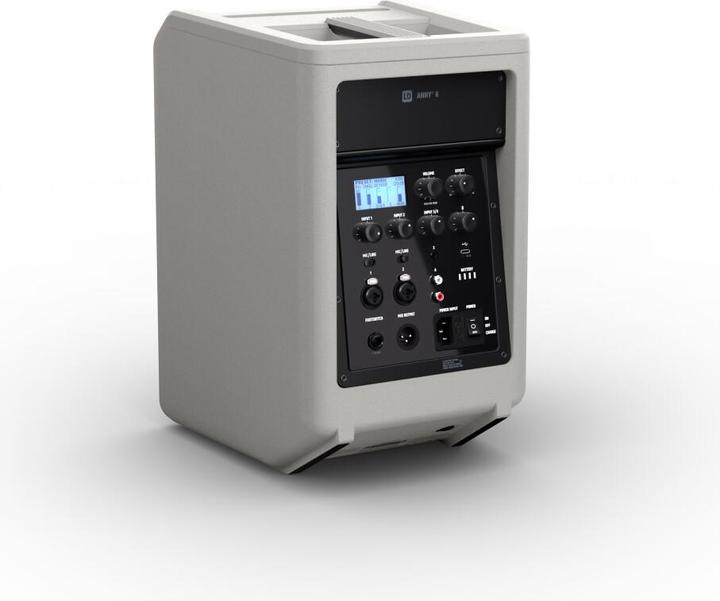 Immagine prodotto LD Systems ANNY® 8 G - Altoparlante PA Bluetooth® portatile con batteria ricaricabile e mixer, Grigio Urbano (Attivo, 1x 80 W)