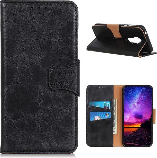 Actual product image MU Classic Crazy Horse IV Leather Bookcover Series (Nokia 3.4)