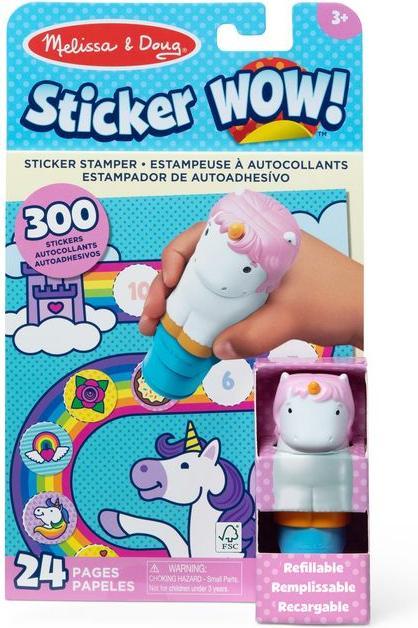 Image du produit Melissa & Doug MELISSA Sticker WOW! Ensemble de blocs d'activités - Licorne