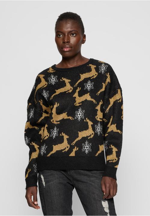 Image du produit Urban Classics Pull de Noël surdimensionné pour femmes (4XL)