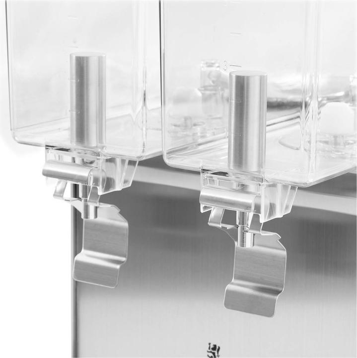Actual product image Royal Catering Saftspender Getränkespender Saftdispenser Gastro 2 x 10 L Kunststoff