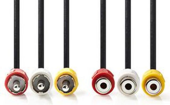 Produktbild Nedis Composite Video-Kabel 3X Cinch-Stecker - 3X Cinch-Buchse (5 m)
