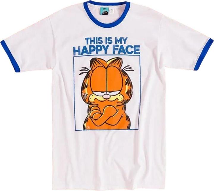 Produktbild Garfield Happy Face TShirt RingerStil (M)