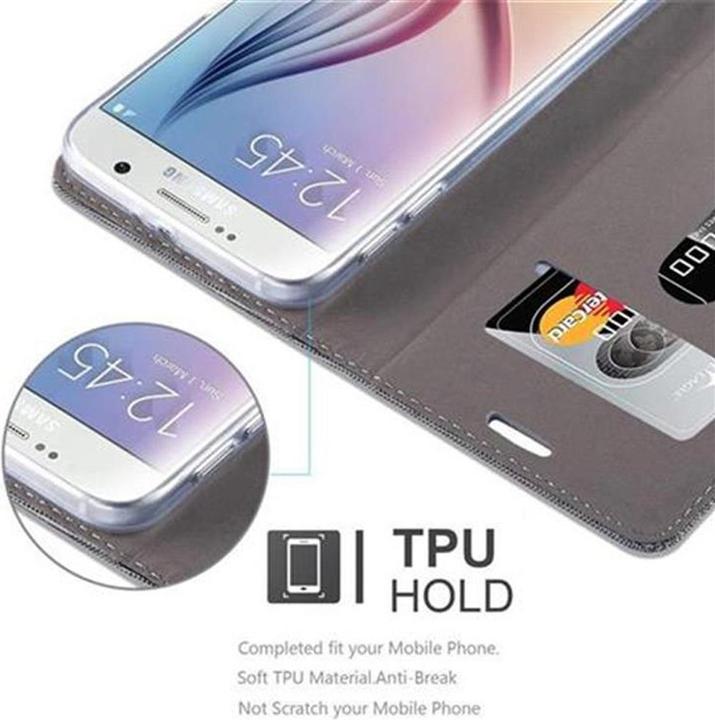 Actual product image Cadorabo Book Jeans Optics Cover (Samsung Galaxy S6)