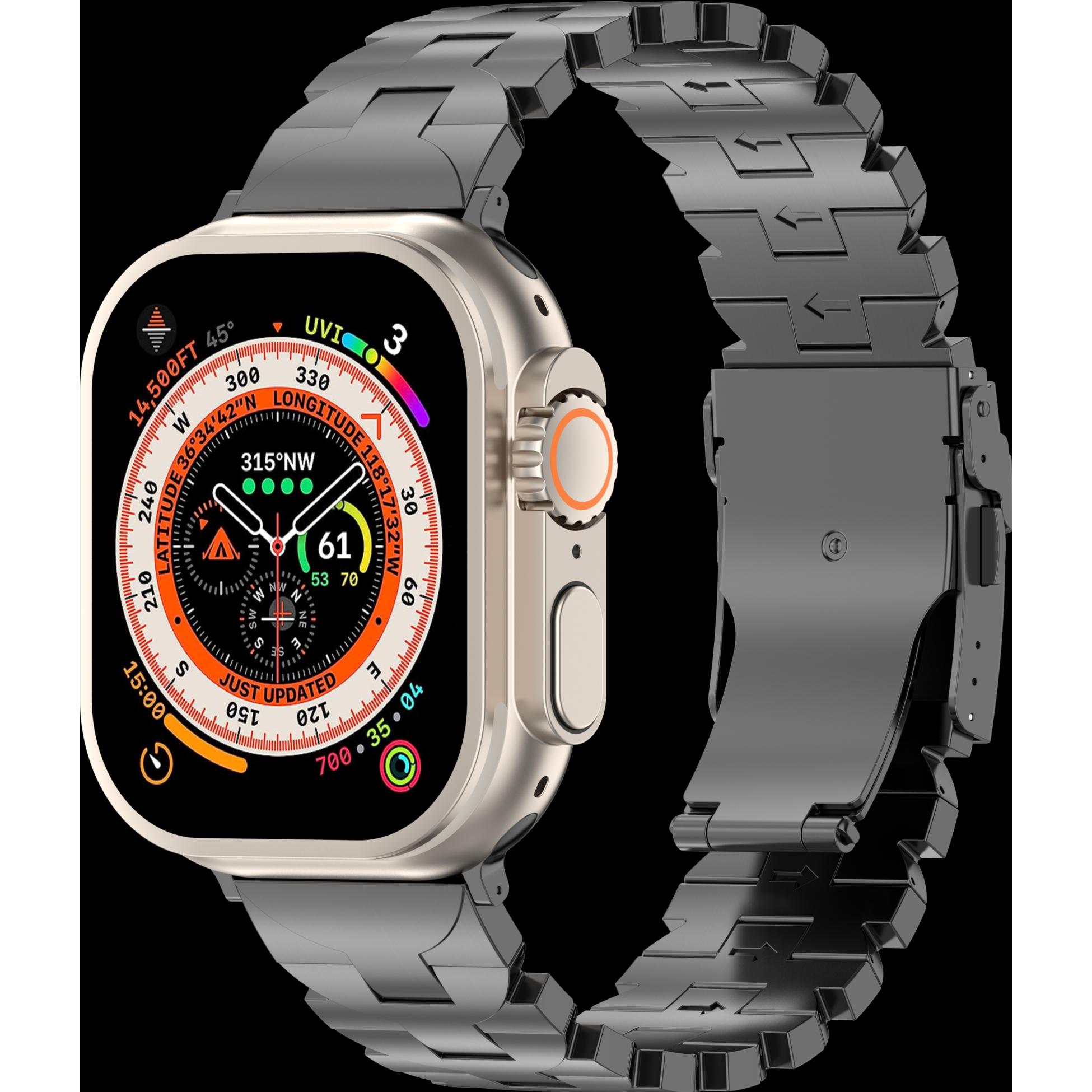 Strap-it Armband (Titan, Apple Watch), Uhrenarmband