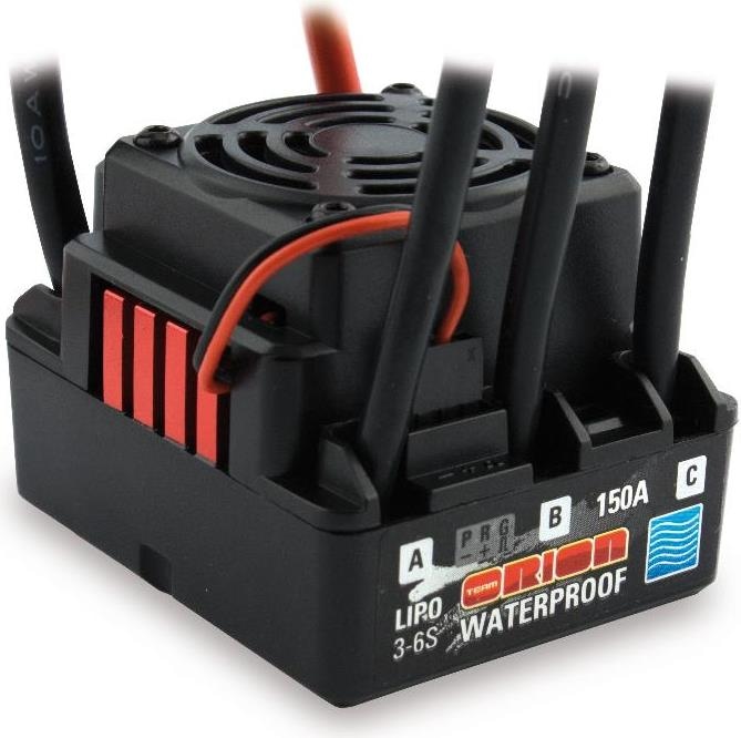Actual product image Team Orion Vortex R8 One Sensorless BL ESC 150A (3-6S, Dean's)