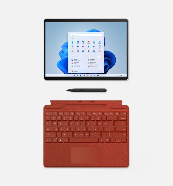 Produktbild Microsoft Surface Pro Signature Keyboard mit Slim Pen 2 (CH)