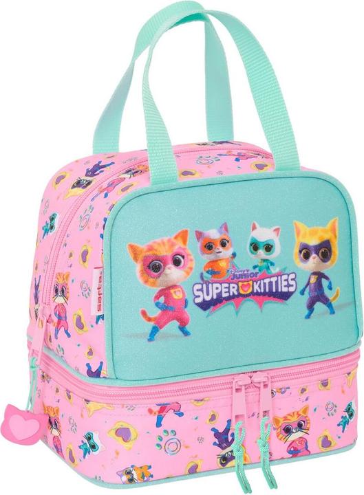 Disney Superkitties Lunchbox Superkitties Rosa Türkis 20 X 20 X 15 Cm