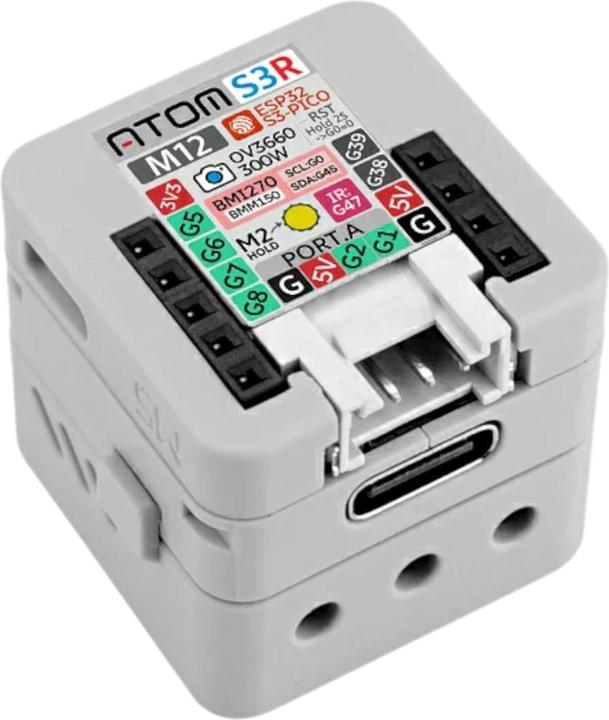 Actual product image M5Stack AtomS3R camera kit M12 8MB PSRAM