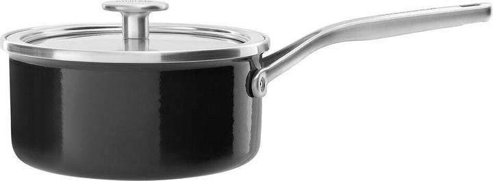 Image du produit KitchenAid Steel Core Enamel Sauspan - 20 cm - Noir mat (Casserole à manche, Acier)
