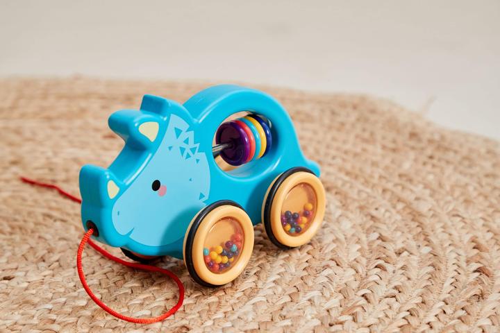 Actual product image Scandinavian Baby Products Pull-along dinosaur