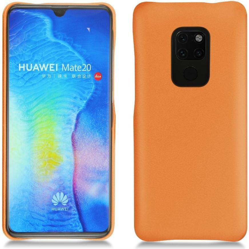 Noreve Lederschutzhülle (Huawei Mate 20), Smartphone Hülle, Orange