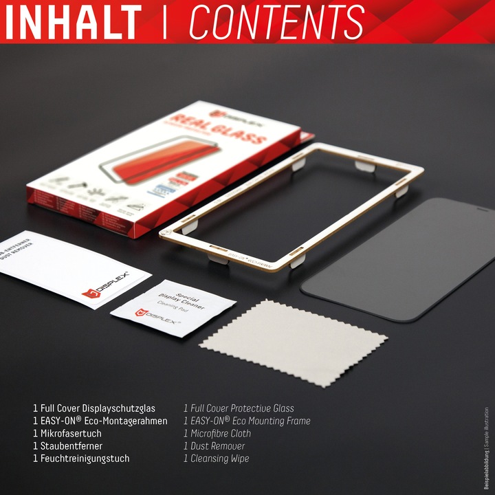 Produktbild Displex Full Cover 3D Schutzglas (1 Stück)