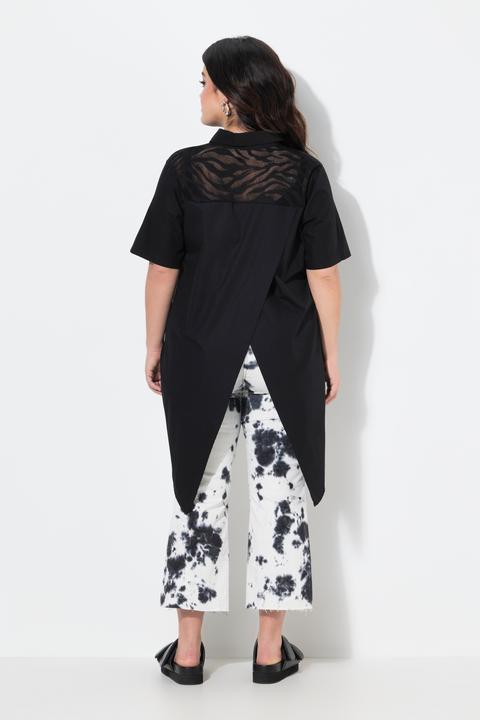 Immagine prodotto Angel of Style Bluse, A-Linie, Spitzeneinsätze, asymmetrischer Sau (50)