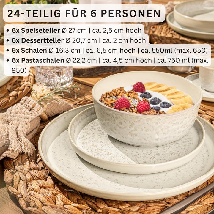 Image du produit Sänger Geschirr Tafelservice Key West (24 pièce(s))