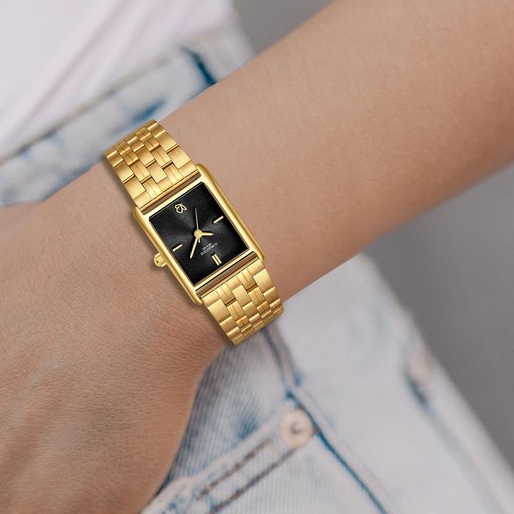Actual product image Glanzstücke München Damen Quarzuhr gelbgold Edelstahl gelbgold - 38058 (22 mm)