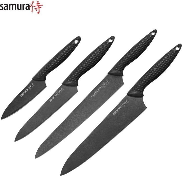 Produktbild Samura Set mit 4 Golf AUS-8 Küchenmessern