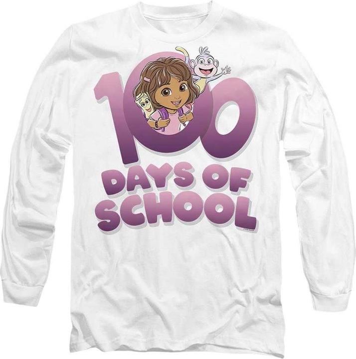 Produktbild Dora The Explorer 100 Days TShirt Langärmlig (M)