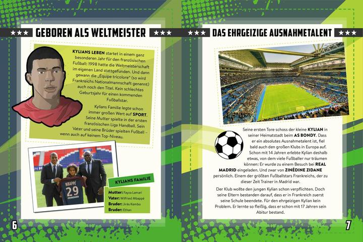 Produktbild Werde wie... Kylian Mbappé | Mit Poster (Deutsch, Jonas Kozinowski, Alessandro Valdrighi, Schwager & Steinlein Verlag, 2024)