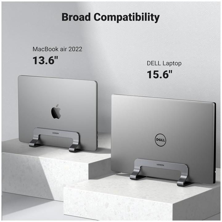 Produktbild Ugreen 45622 Stand Vertical Laptop Holder Gray