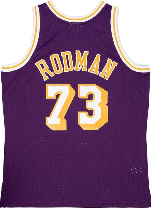 Actual product image Mitchell & Ness nba jersey os angees akers dennis rodman (L)