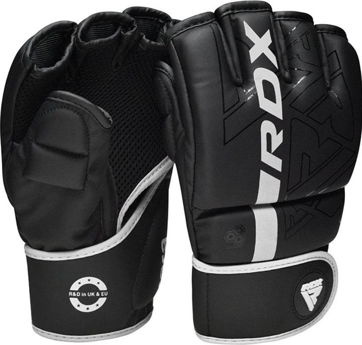 Actual product image Rdx Grappling Gloves F6 Matte White-L (L)