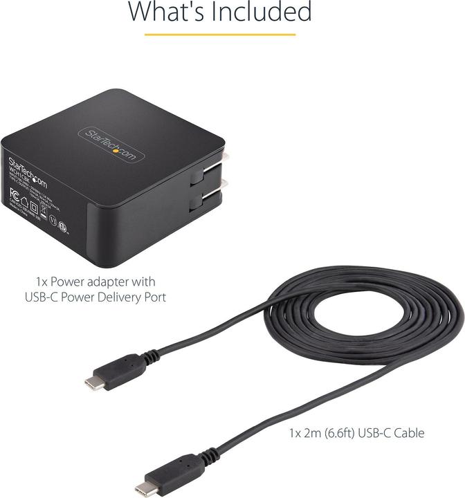Produktbild StarTech 1 Port USB-C Charger (2 m)