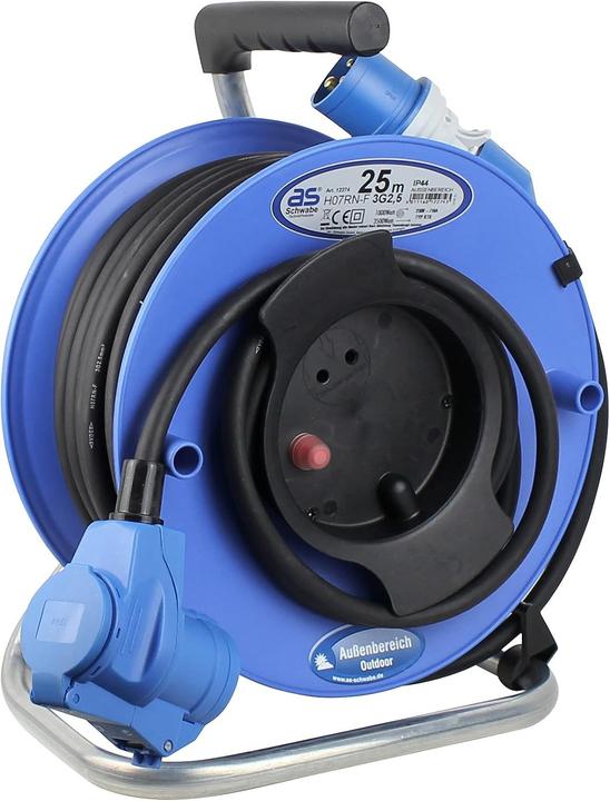 Produktbild As - Schwabe CEE-Camping-Kabeltrommel (25 m, 2.50 mm²)