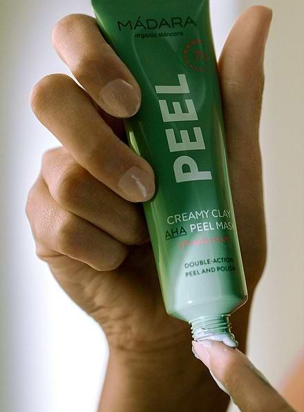 Produktbild Madara Natürliche Peeling Maske 7% Milchsäure & mikrofeine Tonerde - 60ml - Mádara (60 ml)