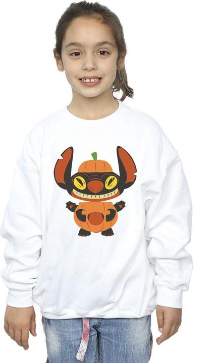 Actual product image Disney Girls Lilo & Stitch Pumpkin Costume Sweatshirt (104)