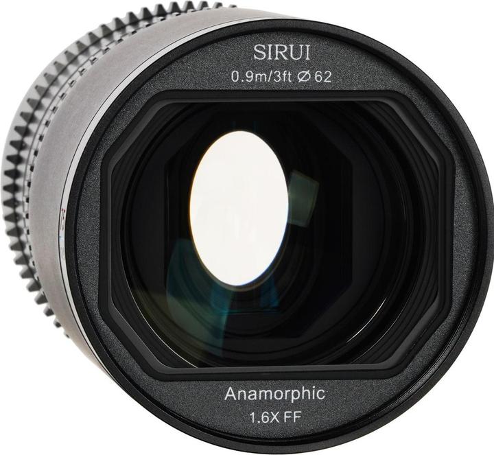 Immagine prodotto Sirui Saturn 75mm T2.9 1.6x E75B in fibra di carbonio con attacco E anamorfico per full-frame (flare blu) (Sony E, Full frame)