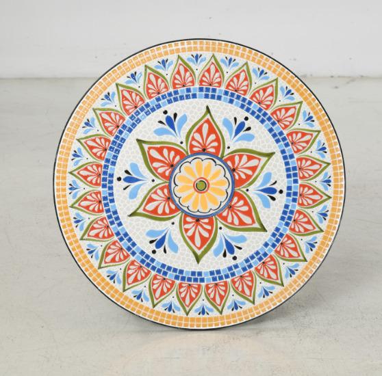 Produktbild Outsunny Gartentisch mit Mosaikplatte (60 cm)