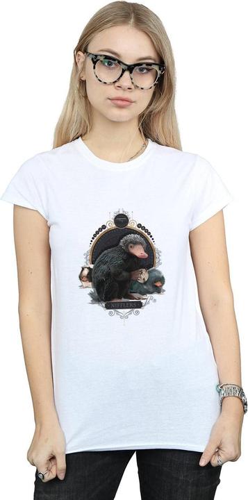 Actual product image Fantastic Beasts Womens/Ladies Baby Nifflers Cotton T-Shirt (XL)