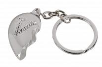 Actual product image Ootb Metal keychain, Broken Heart