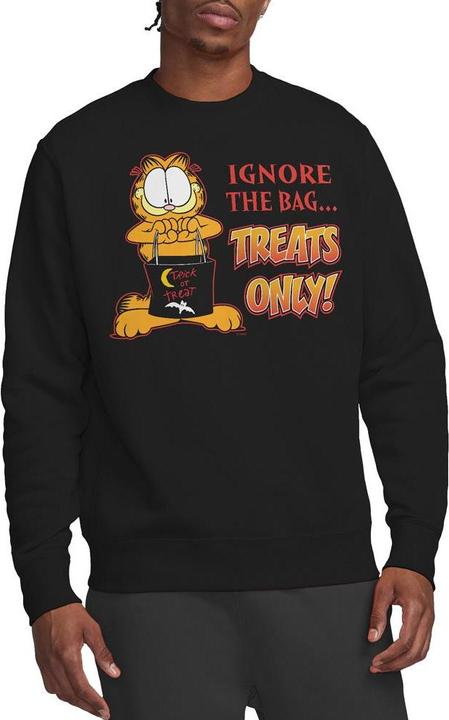 Actual product image Garfield Unisex Adult Treats Only Sweatshirt (M)