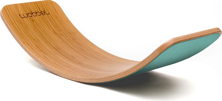 Wobbel Balanceboard mit Filz Aqua