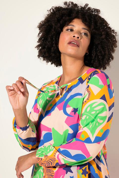 Image du produit Angel of Style Bluse, Tiger Mustermix, Langarm (44)