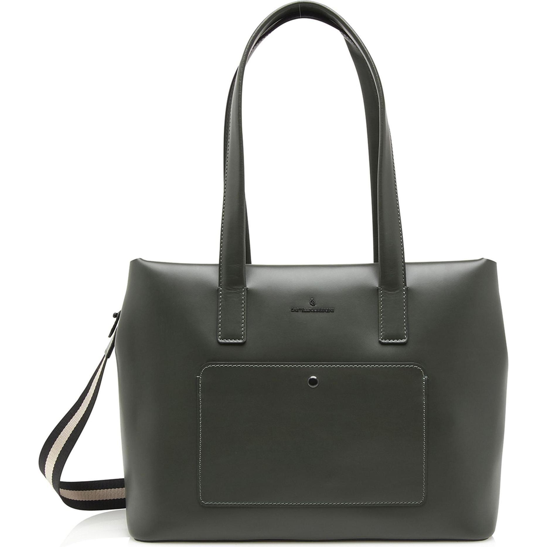Castelijn & Beerens, Handtasche, & Beerens - Dama Noor Laptop Schoudertas 15,6 groen -, Grün