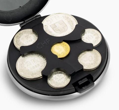 Produktbild Ögon Münzetui CHF silber