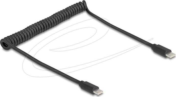 Delock USB 2.0 Type-C Spiralkabel Stecker zu Stecker 0,45 m (0.75 m, USB 2.0)