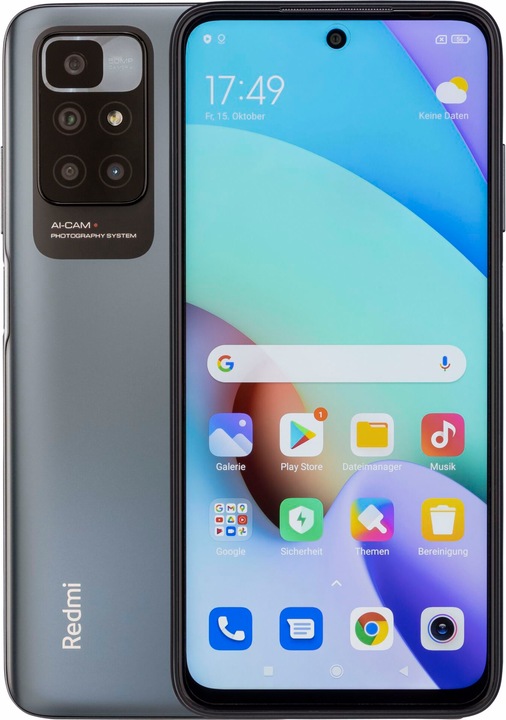 Image du produit Xiaomi Redmi 10 (128 Go, Gris carbone, 6.85", Double SIM, 50 Mpx, 4G)