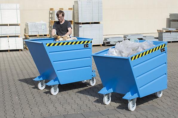Image du produit eurokraft pro Benne basculante, construction compacte (700 l)