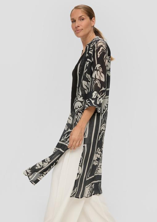 Actual product image s.Oliver Bluse Leichte Longbluse aus Lyocellmix (36)