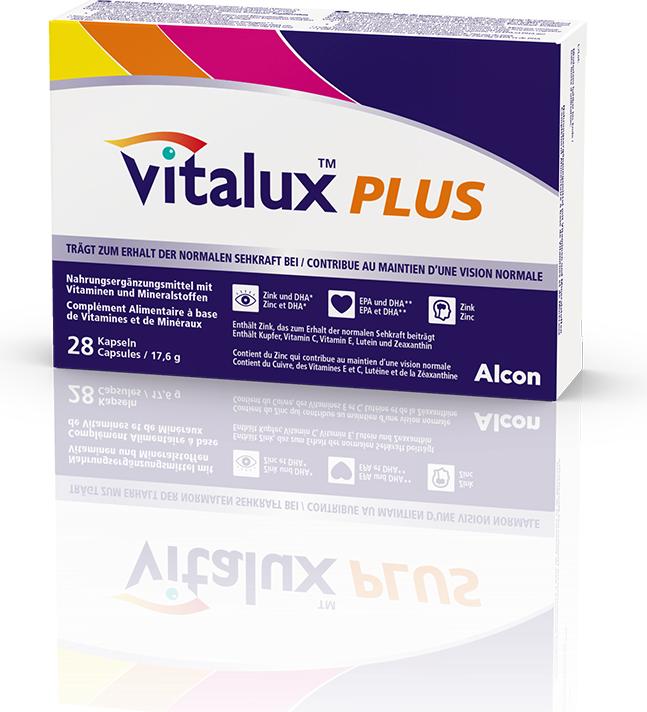 Actual product image Vitalux Plus caps (28 Piece, Capsules, 33 g)