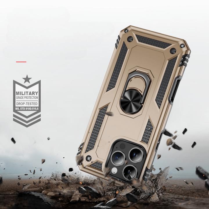 Actual product image Cover-Discount iPhone 16 Pro - Robust back cover with kickstand (Apple iPhone 16 Pro)