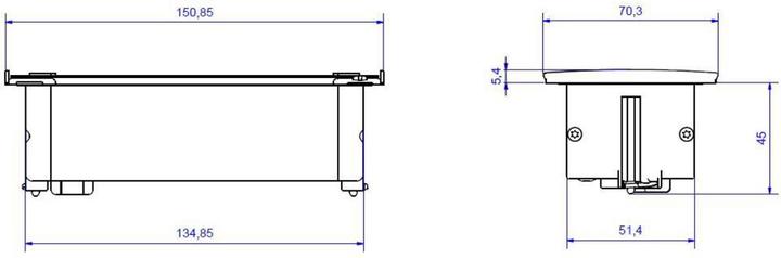 Produktbild Bachmann KAPSA X-Small 2x Schutzkontakt Montagestecker (2 x, CEE 7/3, 2 m)